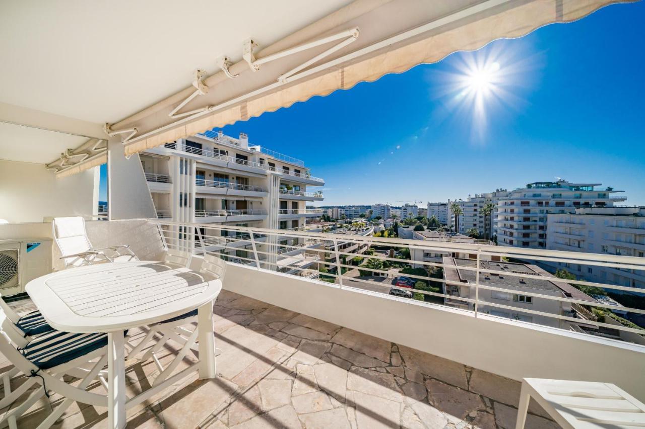 Palm Beach- Free Wifi- Parking- Sea View Apartment Cannes Exterior foto