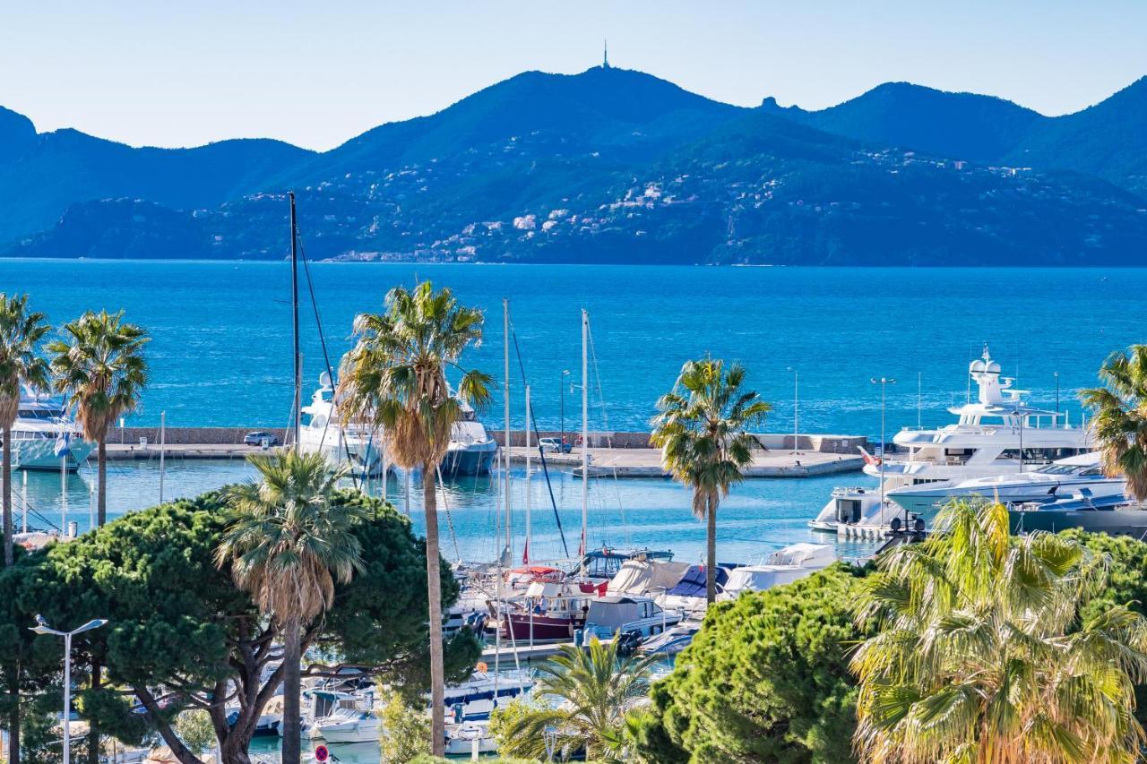 Palm Beach- Free Wifi- Parking- Sea View Apartment Cannes Exterior foto