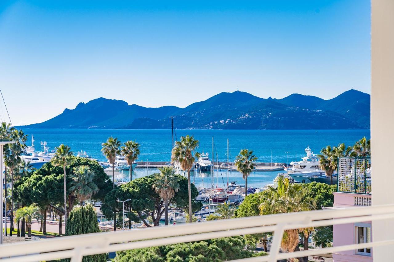 Palm Beach- Free Wifi- Parking- Sea View Apartment Cannes Exterior foto