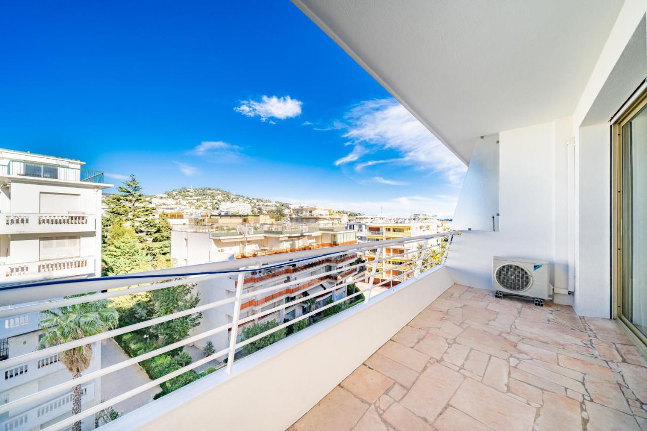 Palm Beach- Free Wifi- Parking- Sea View Apartment Cannes Exterior foto